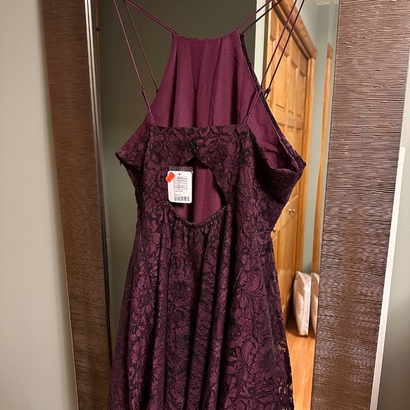 Purple Lace Dress - Picture 2 of 3